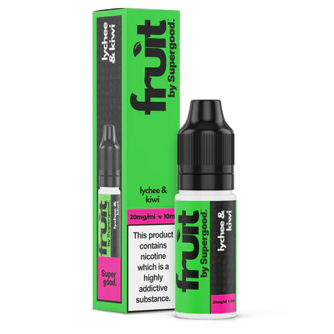 Supergood Fruit – Lychee & Kiwi – Nic Salt E-Liquid – 10ml